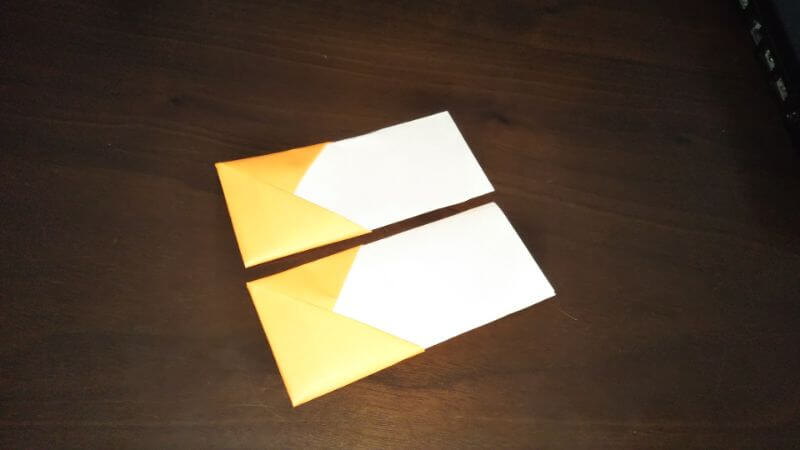 折り紙｜サンダルの折り方手順8