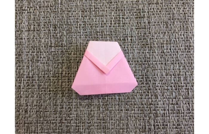 雛人形の折り紙の折り方【からだ（土台）12】