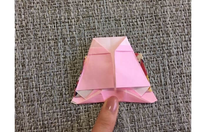 雛人形の折り紙の折り方【合体4】