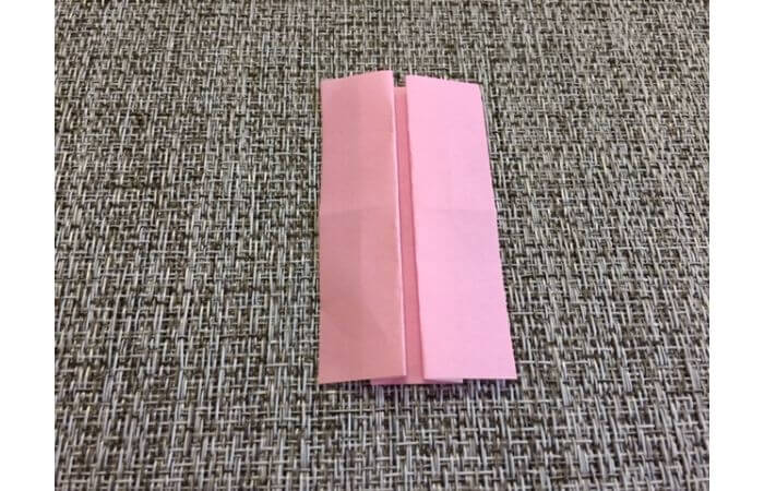 雛人形の折り紙【簡単な着物（下）の折り方6】