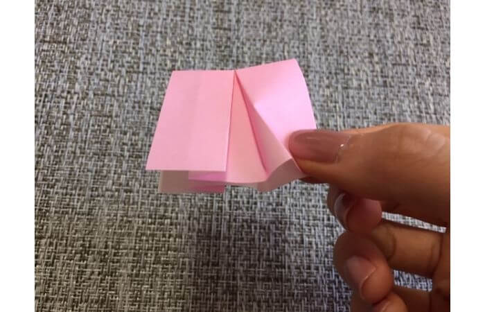 雛人形の折り紙【簡単な着物（下）の折り方9-1】