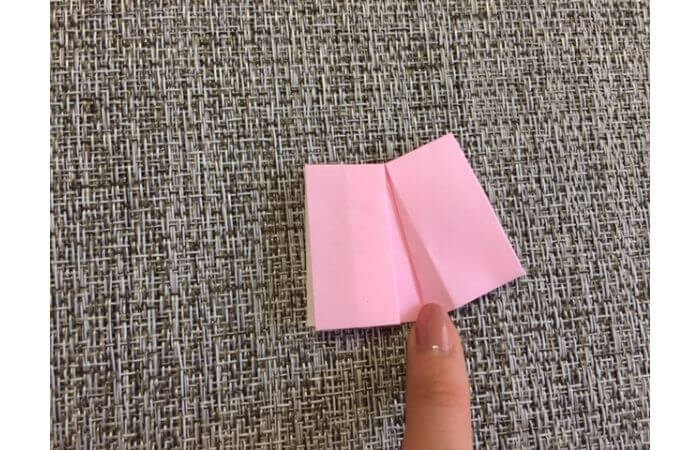 雛人形の折り紙【簡単な着物（下）の折り方9-2】