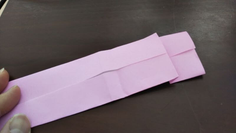 折り紙「ウサギのしおり」の作り方4