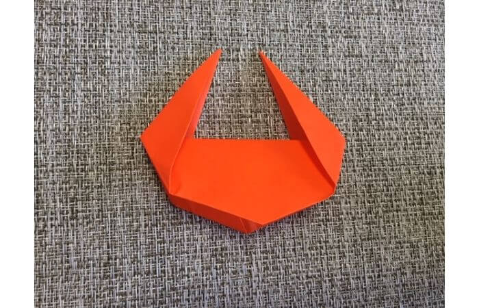 折り紙「立体カニ」の作り方11