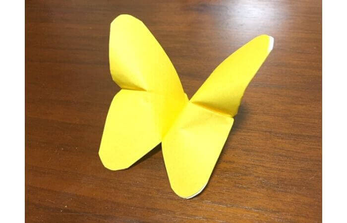 簡単折り紙｜立体的な蝶々の折り方16