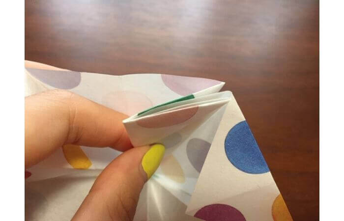 簡単折り紙「立体傘」の折り方23